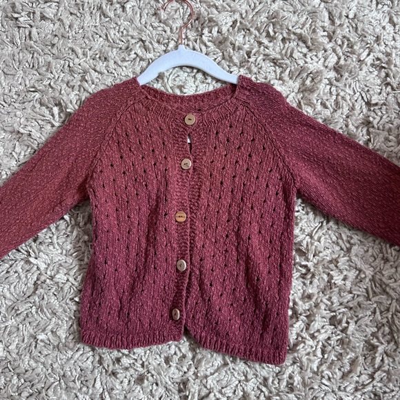PlayUp Girls Organic Cotton Cardigan - Picture 1 of 3